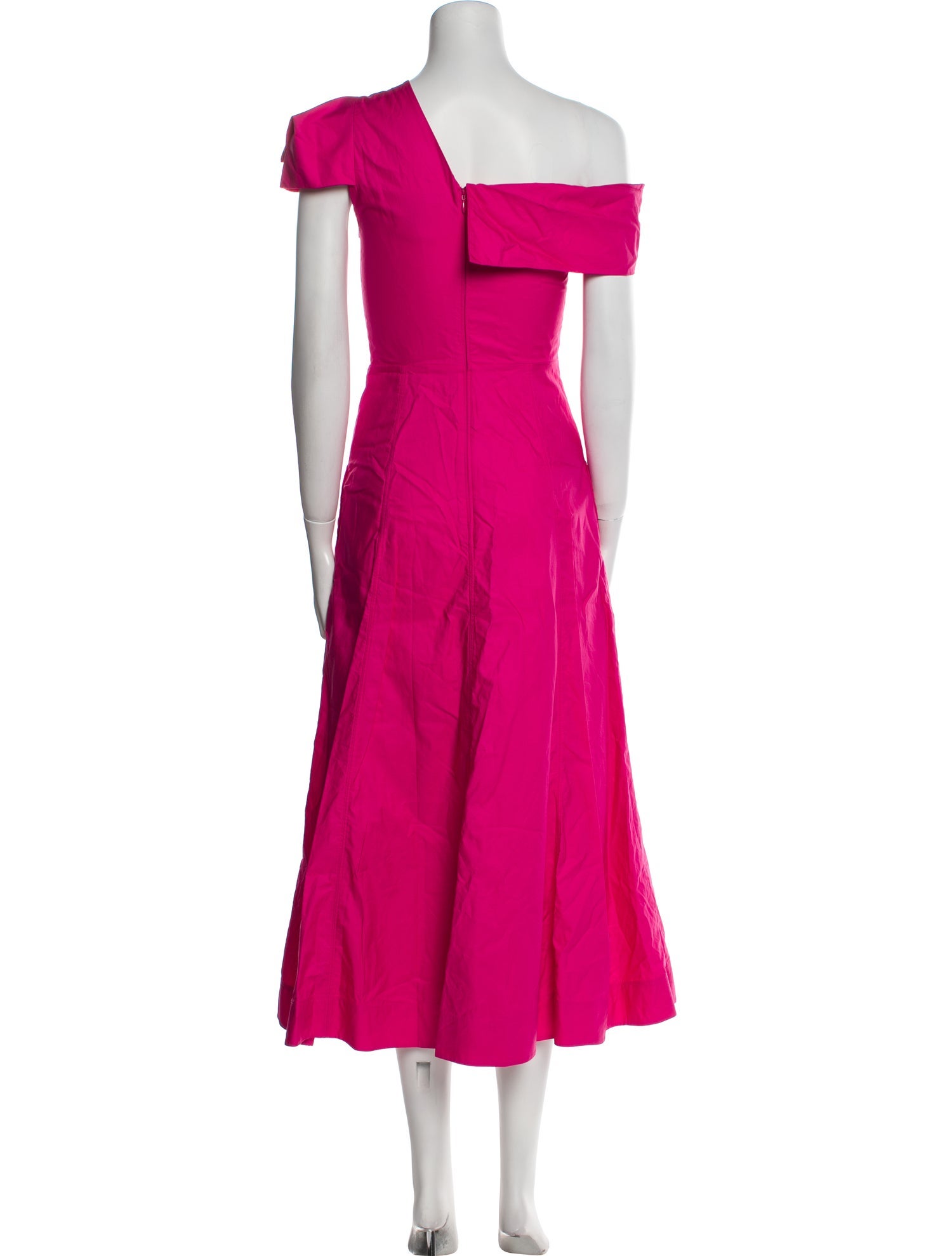 Roland Mouret One-Shoulder Midi Length Dress